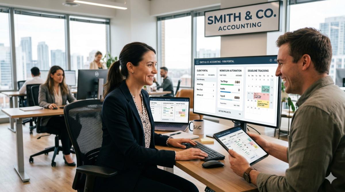 Custom Software for Accounting Firms: Client Portals, Workflow Automation, and Deadline Tracking