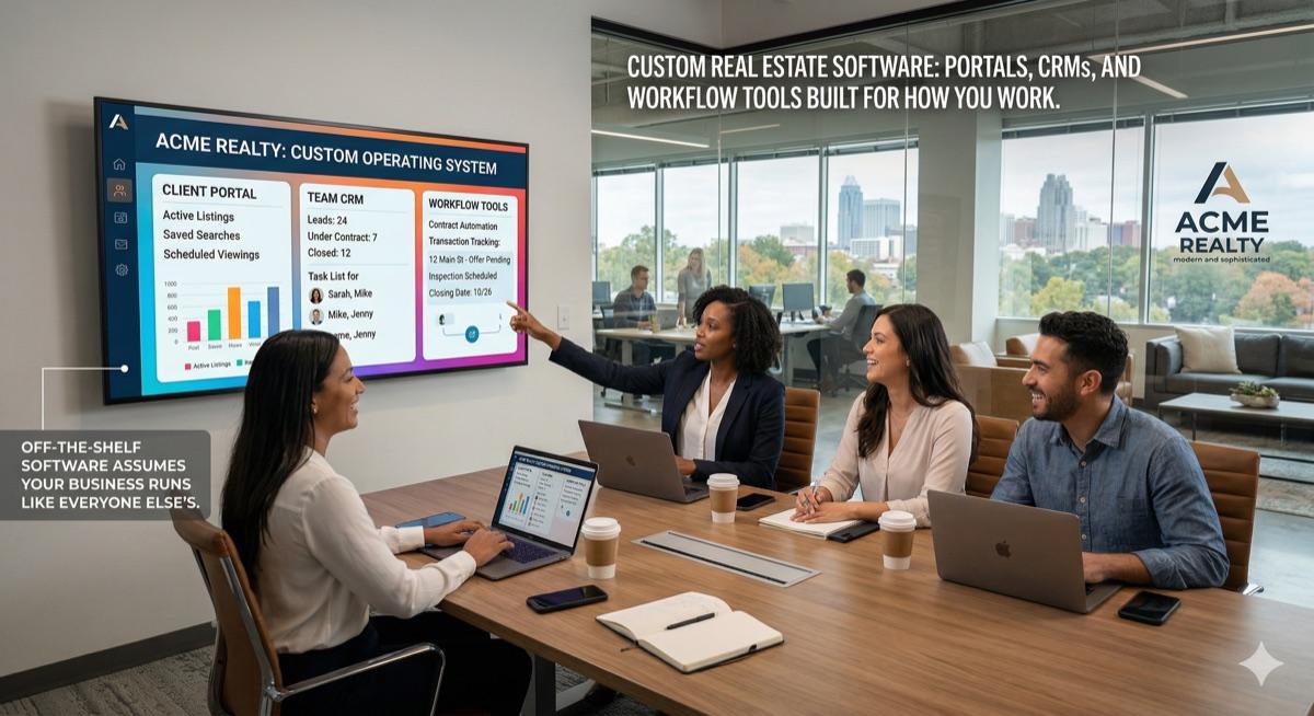 Custom Real Estate Software: Portals, CRMs, and Workflow Tools Built for How You Work